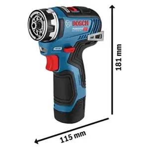 Bosch GSR 12V-35 FC 35Nm 1750rpm bateria 12V preto