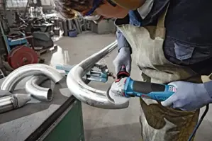 Bosch GWS 17-125 125mm Rebarbadora com Acessórios