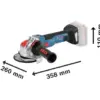 Bosch GWX 18V-10 PSC Rebarbadora 1000W