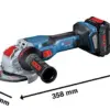 Bosch GWX 18V-15 C Rebarbadora 125mm Completa