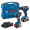 Bosch Kit Aparafusadora de Impacto GDR 18V-200 + Aparafusadora GSR 18V-55