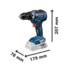 Bosch Kit Aparafusadora de Impacto GDR 18V-200 + Aparafusadora GSR 18V-55