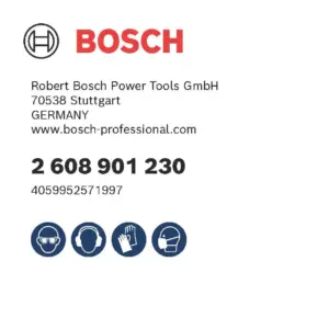 Bosch Rolo de Velo Expert N880 para Lixar Manual 115MMX10M
