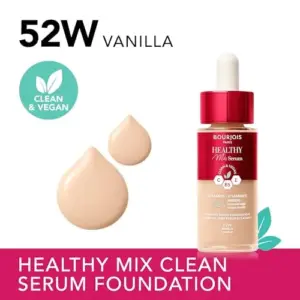 Bourjois Healthy Mix Base de Maquilhagem 52W Baunilha 30ml com Sérum