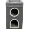 Trixie Cat Tower 64cm Cinza/Branco Felpa