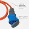 Brennenstuhl A1943302751132910025 1,5m Adaptador CEE para Camping