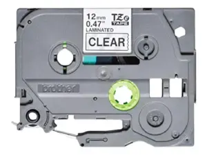 Brother Fita TZe-131S Preto 12mm 4m