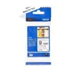 Brother TZE-N221 Fita não laminada 9mm x 8m preta sobre branco