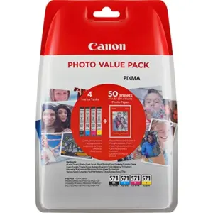 Canon CLI-571 Tinteiro Preto e Colorido Blister
