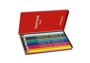Caran d’Ache Lápis de Cor Supracolor Soft Cx. Metálica 12 Unidades