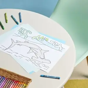 Carioca Lápis de Cera Grande 8 mm 24 unidades