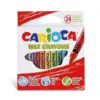 Carioca Lápis de Cera Grande 8 mm 24 unidades