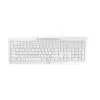 Cherry JK-8500EU-0 Teclado Cabo Numérico Branco Cinza Sem Extras