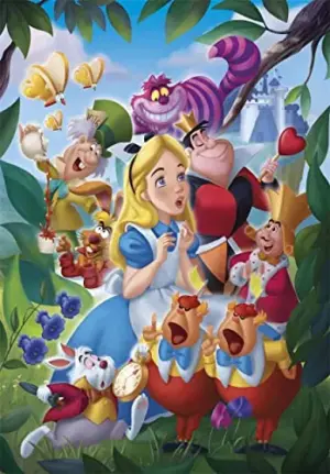 Clementoni Puzzle Alice no País das Maravilhas 1000 Peças Clássico Disney
