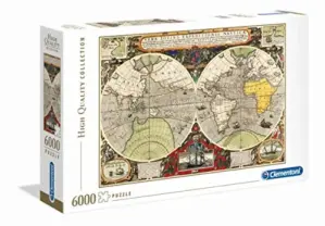 Clementoni Puzzle High Quality Antique Nautical Map 6000pzs
