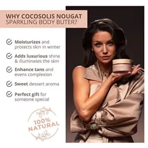 Cocosolis Nougat Creme Corporal 250ml Hidratação e Brilho