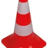 Cone Sinalização PVC Vermelho e Branco 50cm