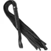 Coquette Desire Fantasy Flogger de Couro Vegano Preto