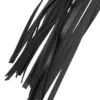 Coquette Desire Fantasy Flogger de Couro Vegano Preto