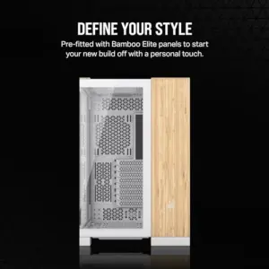 Corsair 6500X Semitorre ATX Vidro Temperado Branco Refrigeração personalizada