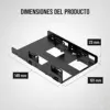 Corsair Dual SSD 2.5″ para 3.5″ Alumínio Preto
