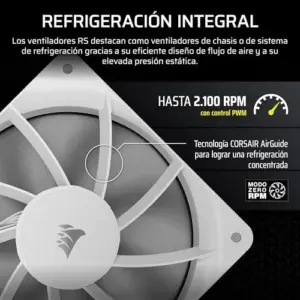 Corsair ventoinha para PC 120 mm branca PWM