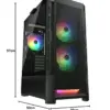Cougar Airface Semi-Torre ATX Preto Com Ventilação RGB