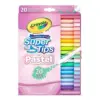 Crayola Canetas de Feltro Pastel 20 Unidades Traço Duplo