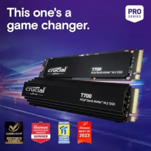 Crucial T700 4TB SSD NVMe PCIe Gen5