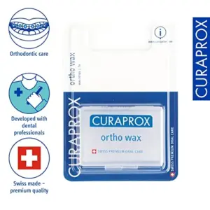 Curaprox Cera Ortodontia para Aparelhos Dentários 7 Unidades