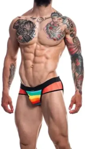 Cut4men Jockstrap Rainbow XL