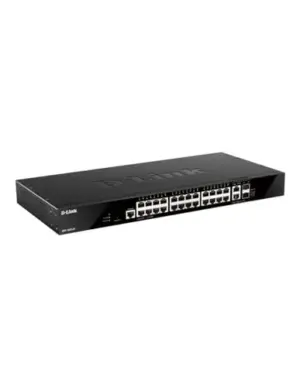 D-Link Switch Smart 24Giga 24 Portas Preto