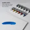 Daler Rowney Tinta Acrílica Caixa de 12 Cores 12ml