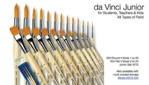 DaVinci Pincel Hobby e Escolar 6 Plano