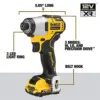 DeWALT Aparafusadora Berbequim Impacto 12V 2.0Ah