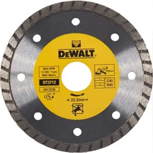 DeWALT Disco de Corte de Diamante Turbo DT3712-QZ