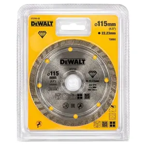 DeWALT Disco de Diamante Turbo 115mm para Corte de Materiais Duros