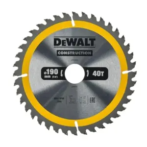 DeWALT Lâmina para serra circular 190x30mm 40DATB+10º