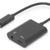 Digitus AK-300400-002-s Splitter Type C USB-C 1 porta