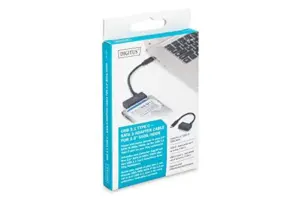 Digitus DA-70327 Adapter USB 3.1 Type-C SATA 3 2.5″ Preto
