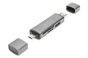 Digitus DA-70886 USB-C USB-A Leitor Cartões Dual