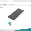 Digitus DA-71111 Compartimento SSD Preto