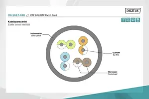Digitus DK-1617-030 Cabo Utp CAT6 3M Cinza