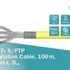 Digitus DK-1743-A-VH-1 Cabo de Rede Cat 7A S-FTP Amarelo