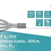 Digitus DK-1743-VH-305-MF-W Cabo de Rede Cat7 Branco