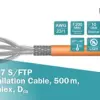 Digitus DK-1743-VH-5 Cabo de Rede Cat7 LSZH Laranja