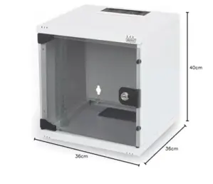 Digitus DN-10-SET-1 Rack 10″ com switch gigabit e extensão de energia