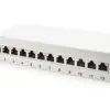 Digitus DN-91612S-EA-G Patch Panel Shielded 12-Port Cinza