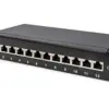 Digitus DN-91612S-EA Patch Panel Cat.6A Shielded 12-Port Preto