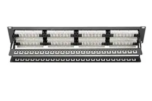 Digitus DN-91648U Patch Panel 19″ 48 RJ45 Cat6 Preto